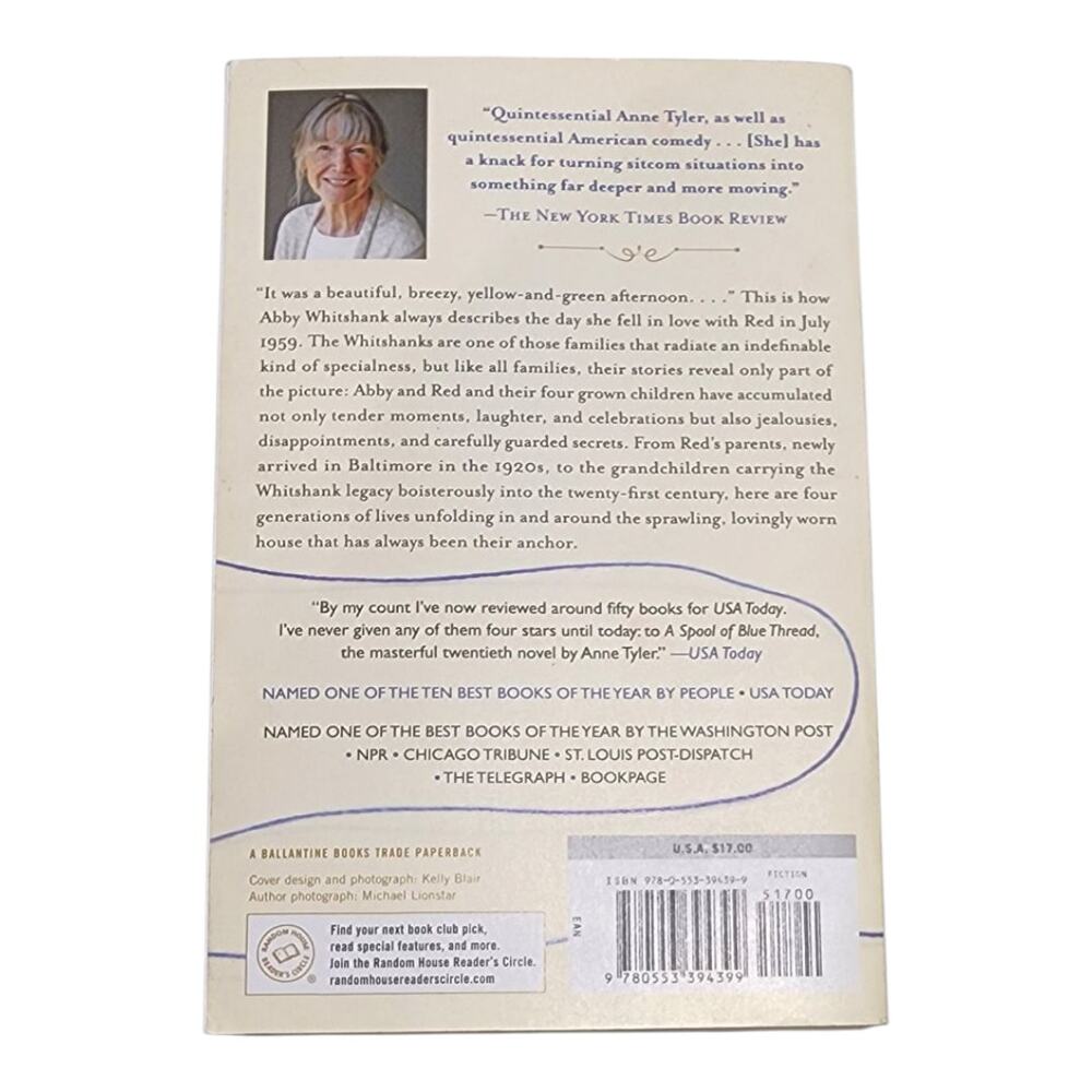 Reserved A Spool Of Blue Thread Anne Tyler Paperback Book Books - Picture 4 of 7